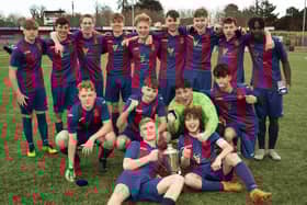 US Portsmouth Excellent celebrate their Under-18 cup win. Picture: Keith Woodland