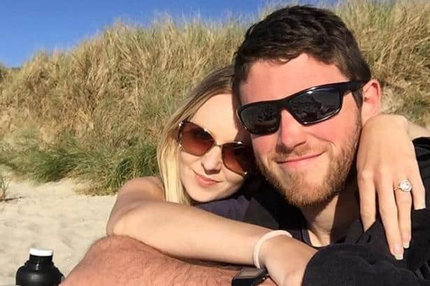 PC Andrew Harper pictured with his wife Lissie Harper before his death. Photo: Thames Valley Police/PA Wire