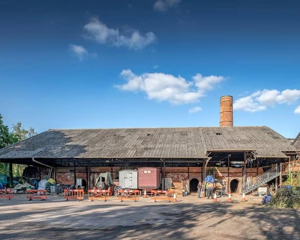 Buildings at the  Bursledon Brickworks have been placed on an at-risk register by Historic England.