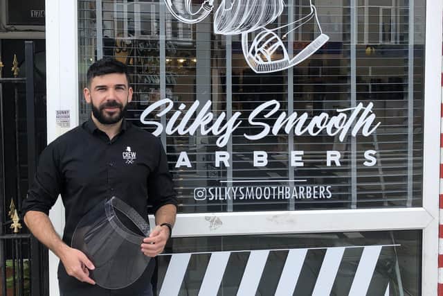 Andrei Budai from Silky Smooth Barbers in Southsea. Picture by Ivan Prothero