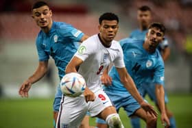 England and Spurs forward Dane Scarlett is set for a Fratton Park move. Picture: VLADIMIR SIMICEK/AFP via Getty Images