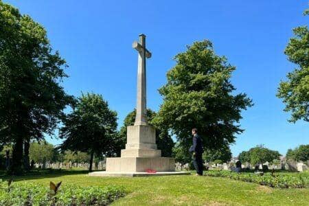 Portsmouth South MP Stephen Morgan has marked Commonwealth War Graves Week.