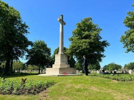 Portsmouth South MP Stephen Morgan has marked Commonwealth War Graves Week.