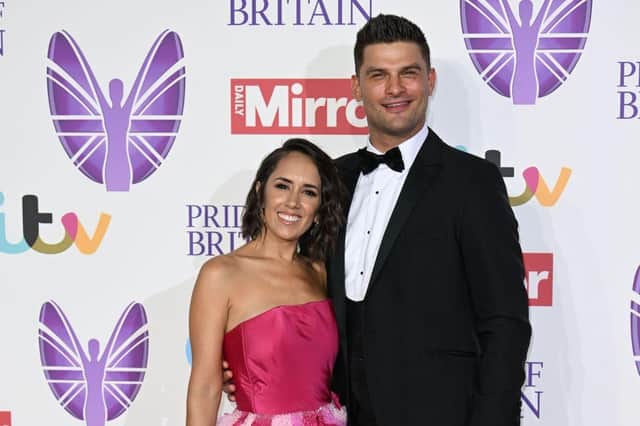 Janette Manrara and Aljaz Skorjanec will be performing in Portsmouth later this month on their Christmas tour. Pictured is the couple at the Pride of Britain Awards in October. Picture: Doug Peters/PA Wire