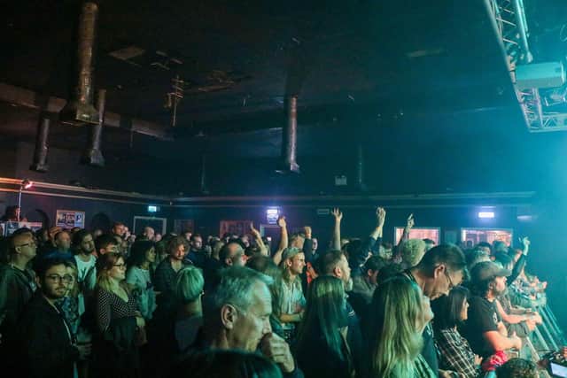 Dials Festival revellers enjoy one of the headline shows at the Wedgewood Rooms. Picture: Lorna Edwards