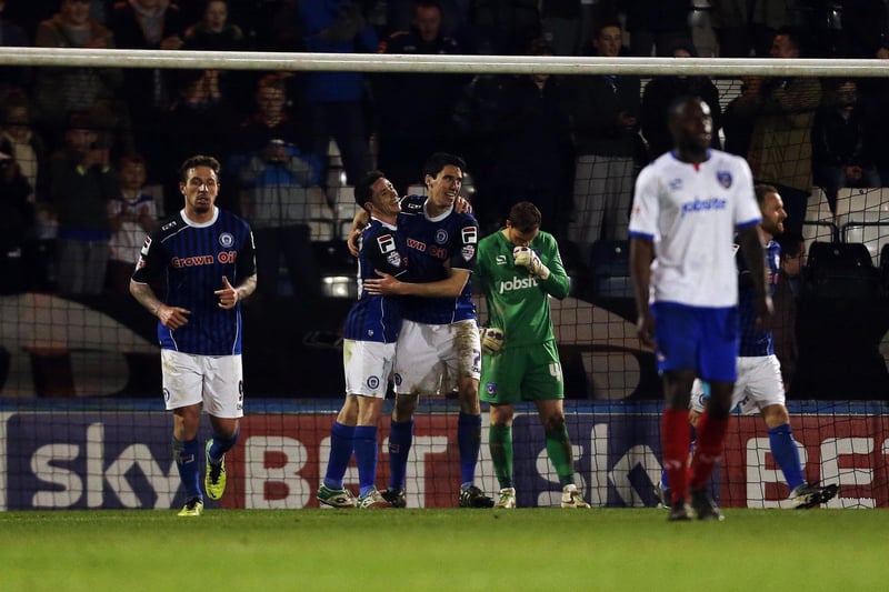 Pompey were left one place above the League Two relegation zone and fearing the drop into non-league following a dreadful defeat at promotion-chasing Rochdale. The game was effectively over after 63 minutes as they put in an insipid and gutless showing under increasingly under-press boss Richie Barker. Within 48 hours his 109-day reign was over and caretaker boss Andy Awford had seven matches to keep the Blues in the Football League. Picture: Joe Pepler