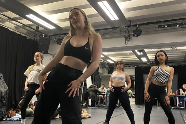 Connected Dance in rehearsal for White Swan Fringe, taking place in Portsmouth from March 13-24, 2023