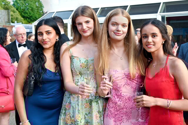 Pupils celegrate in the summer sunshine