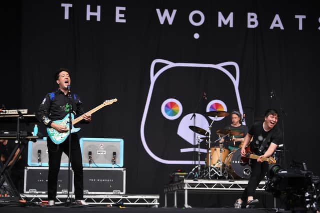 The Wombats. Picture: Jeff J Mitchell/Getty Images.
