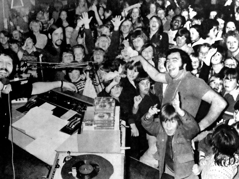 DJ Dave Lee Travis took the Radio One Club to Paulsgrove Youth and Community Centre and gave 300 youngsters an evening to remember as they took part in a live broadcast to an estimated audience of five million.