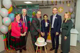 Cllr Vivian Achwal (left) celebrates the success of her cataracts operations