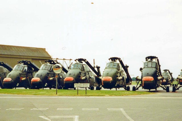 Helicopters at HMS Daedalus, 1993