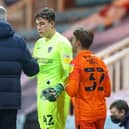 Former Pompey goalkeeper Taylor Seymour made just one appearance for the Blues, coming on as a second-half substitute against Peterborough in the Papa John's Trophy.