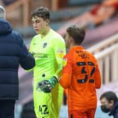 Former Pompey goalkeeper Taylor Seymour made just one appearance for the Blues, coming on as a second-half substitute against Peterborough in the Papa John's Trophy.
