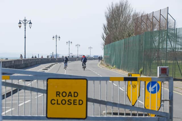 Councillors argued over the impact of road closures along the seafront.
Picture: Habibur Rahman