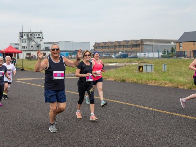 Startline at the Run the Runway event at Solent Airport. 
Picture: Mike Cooter