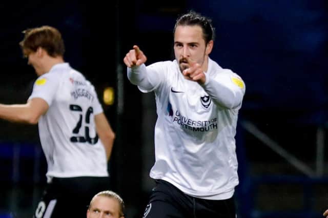 Ryan Williams celebrates his second goal at Ipswich. Picture: Simon Davies