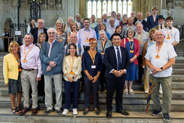 Alan Mak MP with Havant Constituency residents in Westminster Hall