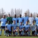 Portchester Rovers line-up ahead of their Billy Hill Cup semi-final win over Mob Albion.
Picture: Chris Moorhouse