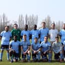 Portchester Rovers line-up ahead of their Billy Hill Cup semi-final win over Mob Albion.
Picture: Chris Moorhouse