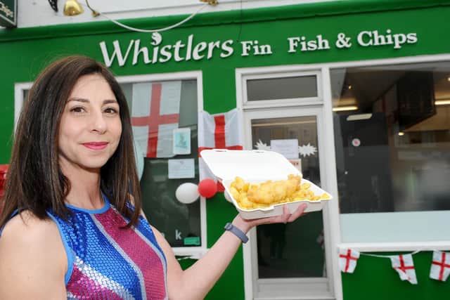 Rana Denholm, co-owner of Whistler's Fish and Chip shop. Picture: Sarah Standing