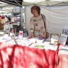 Gillian taking part in the Portsmouth Authors Collective book stall at a Love Southsea event 2025
