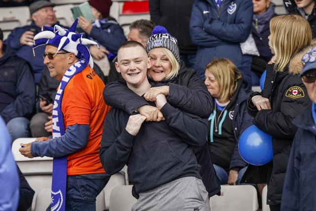 Pompey fans enjoyed their final day out of the season at Lincoln
