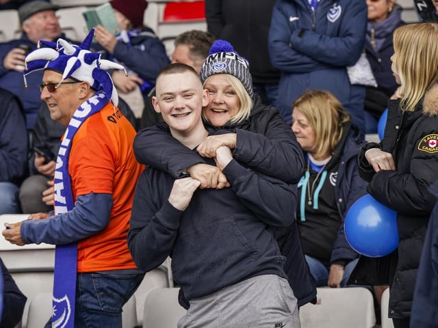 Pompey fans enjoyed their final day out of the season at Lincoln