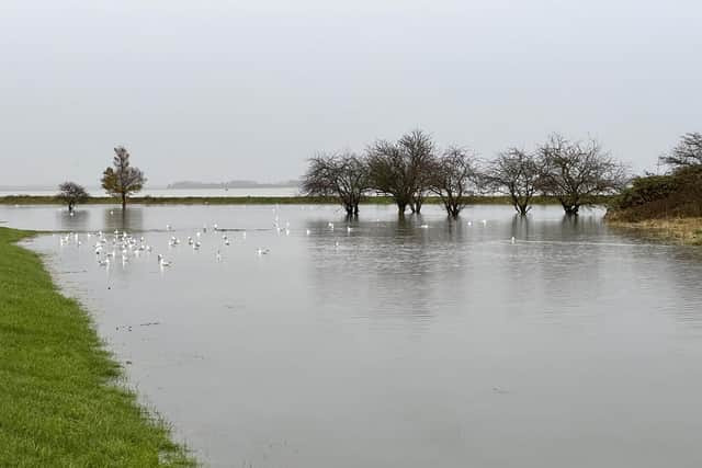 Portsmouth Flooding by Marcin Jedrysiak. Scene from Eastern Road