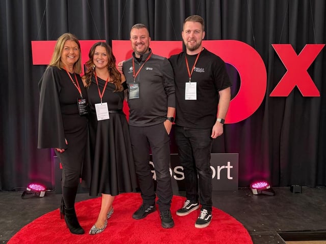 Adele Deasy (Speaking Coach), Annelies James (Curator), Carl Ware (Warewolf Creative) and Joe Rowlands (Tidal Studio)