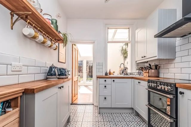 The listing says: "This stylish & well presented, bay & forecourt property is close to local amenities and could make for an ideal family home."