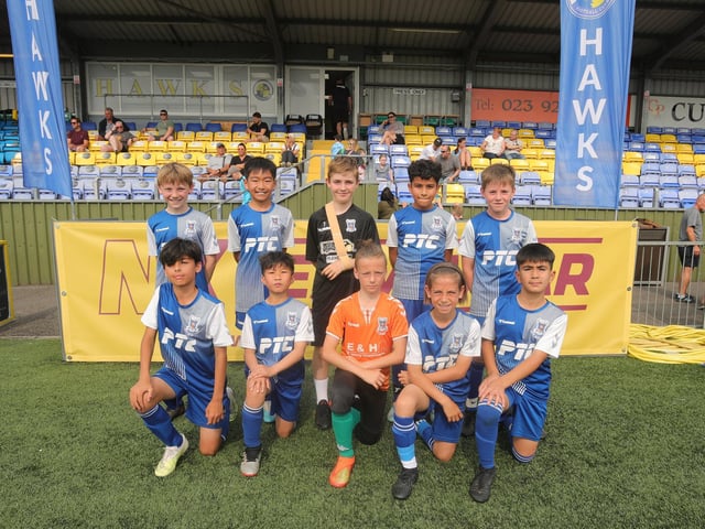 AFC Totton U11s at the Havant and Waterlooville Summer Tournament. Picture: Dave Haines