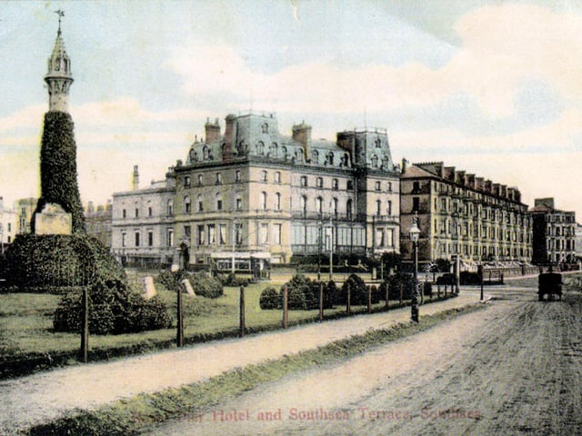Portsmouth University's Rees Hall, formerly the Pier Hotel, on the corner of Southsea Terrace and Bellevue Terrace, Southsea. Picture: Courtesy of Shirley Alton