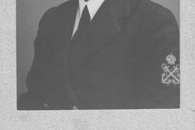 Pat Ferrier in the WRENS in August 1945.