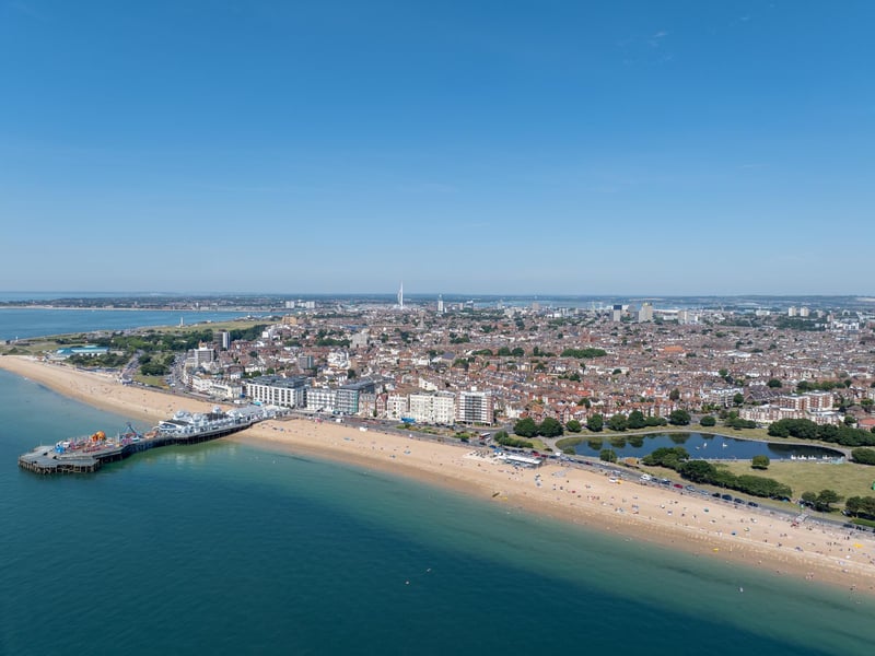 Southsea in the sunshine as a heat-health warning is issued