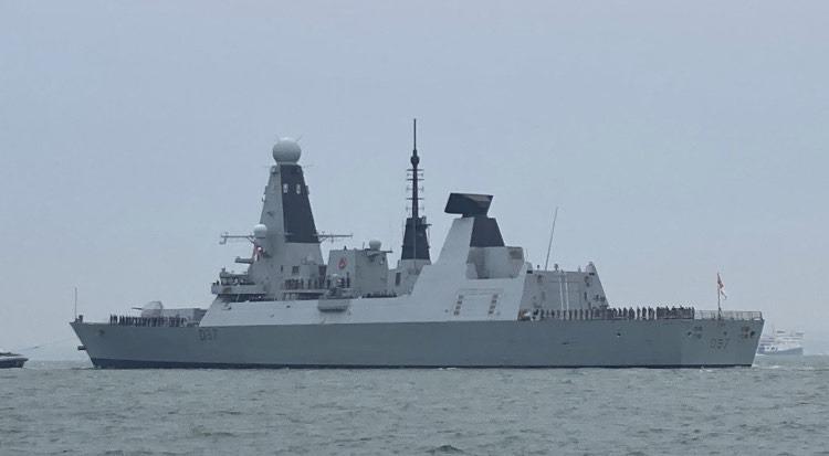 HMS Duncan is currently deployed in the Mediterranean and has fully assumed her role as a Nato flagship once again. She is leading Standing Maritime Group 2, and has undergone gruelling training exercises involving simulated minefields.
