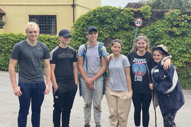 Students from Boundary Oak School in Fareham who saved the life of a man while on a Duke of Edinburgh expedition