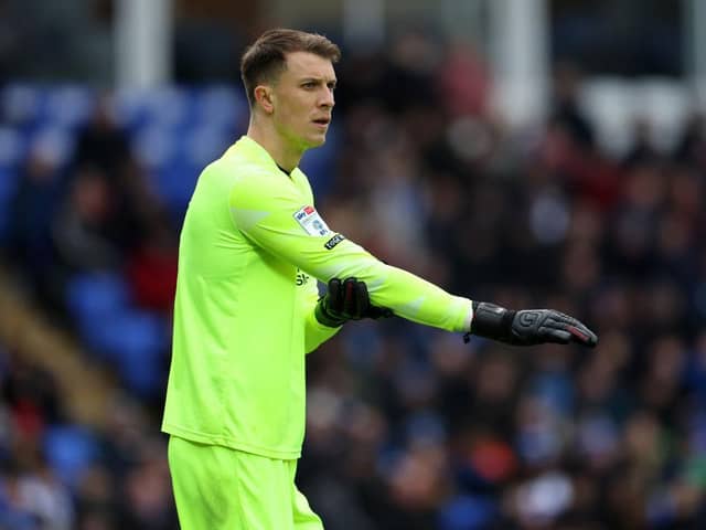 Matt Macey in action for Portsmouth