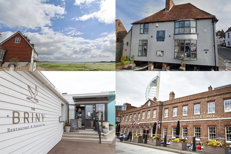 Here are some restaurants, cafes and bars that have an exceptional view of the water in Portsmouth and Hampshire.
