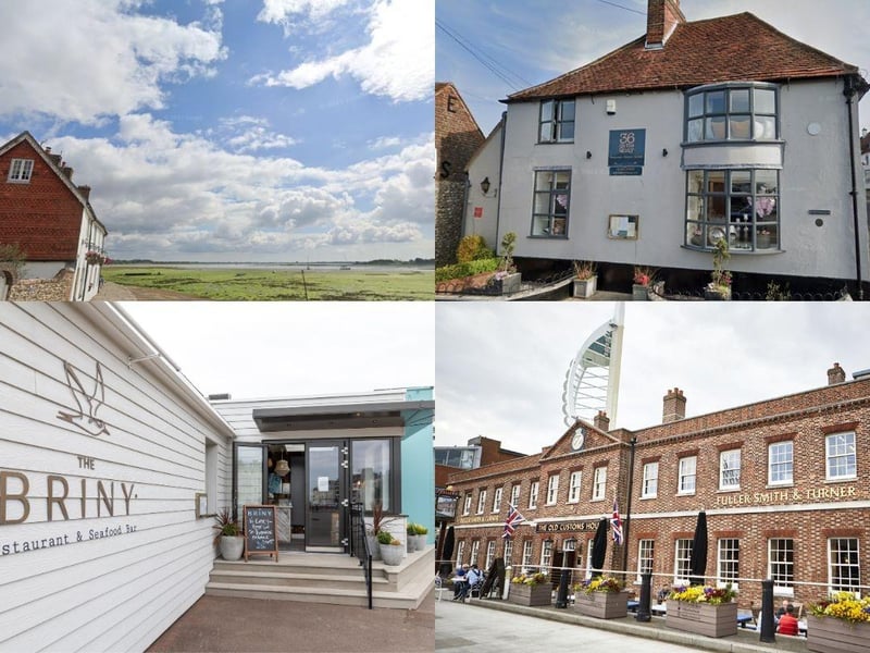Here are some restaurants, cafes and bars that have an exceptional view of the water in Portsmouth and Hampshire.