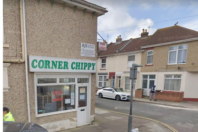 Corner Chippy - 47 Widley Road, Portsmouth - was awarded a rating of five by the Food Standard's Agency after a successful assessment on March 1 2018.