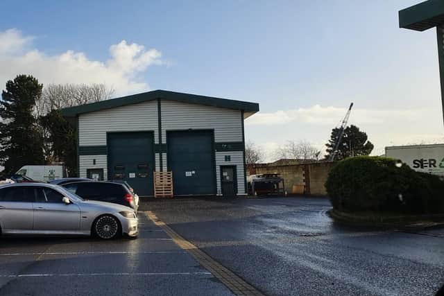 The building on Burrfields Road on Thursday morning. Picture: Habibur Rahman