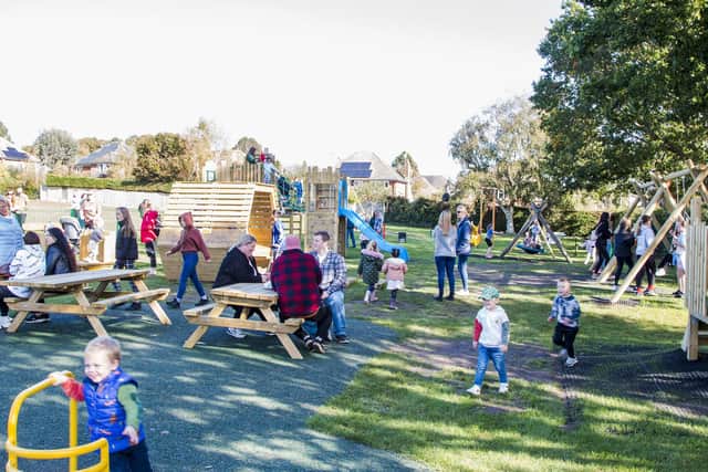 Rowland's Castle Recreation Ground has re-opened following a £100,000 project to make improvements. The play area has also been extended.