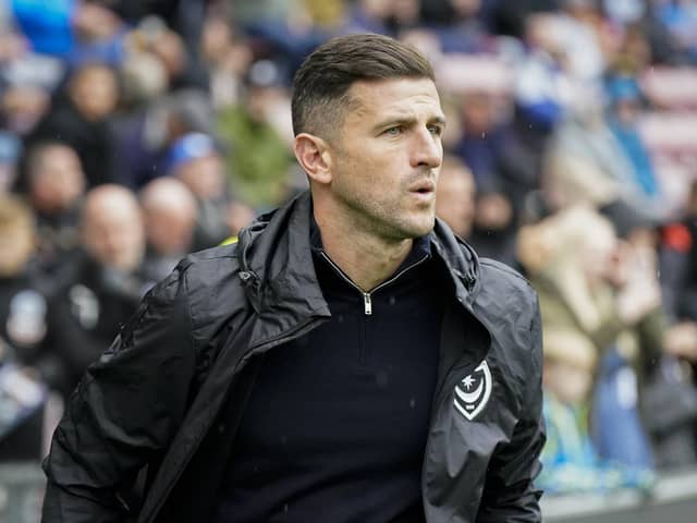 Pompey boss John Mousinho. Pic: Jason Brown.