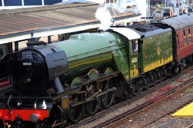 The Flying Scotsman at Portsmouth and Southsea station