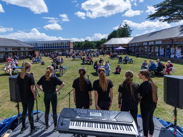 Pictured: Performance by school students. Picture: Marcin Jedrysiak