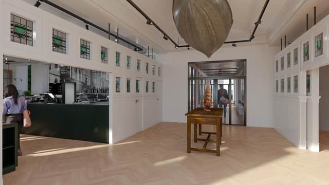 An artist's impression of what the Gosport Museum and Art Gallery entrance will look like. Picture: Hampshire Cultural Trust