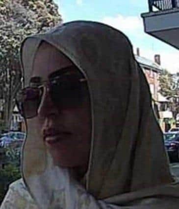 Another picture of the woman whom police are hunting