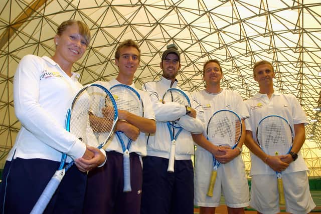 Flashback to 2006 and the Portsmouth Tennis Academy coaching team (from left) of Claire Overton, Dave Watt, Kevin Baker and Andy Ranson.
PICTURE: IAN HARGREAVES