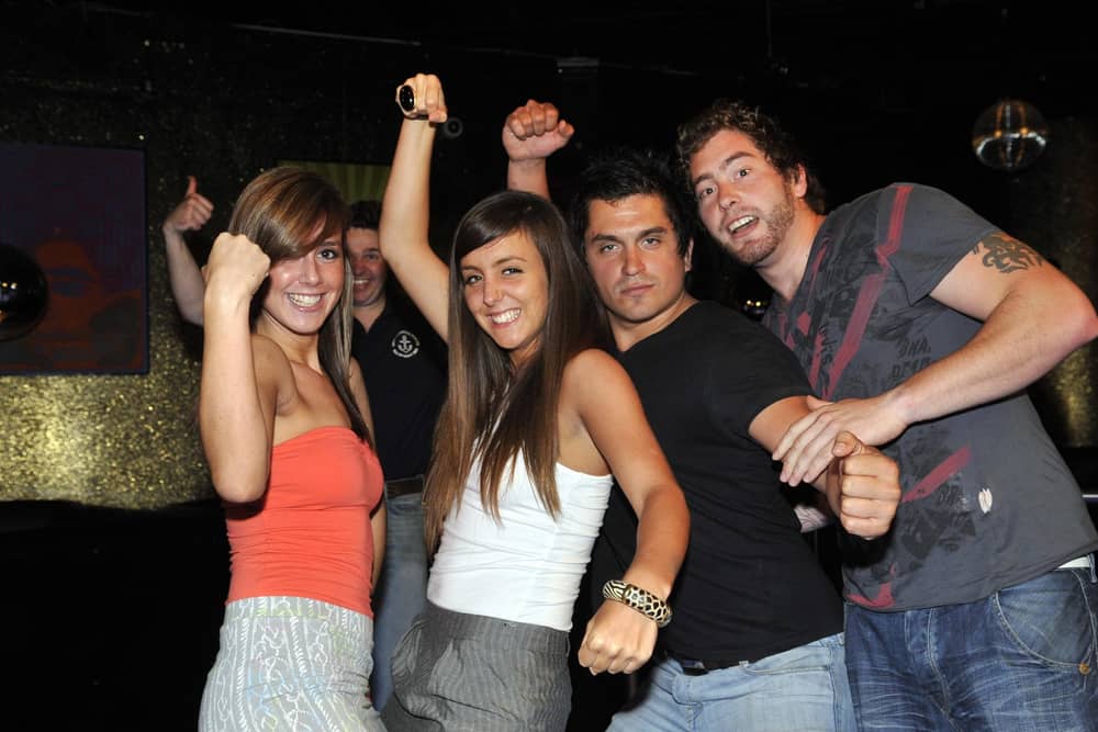 Clubbers enjoy a night out at Tiger Tiger in 2009. Picture: 092674-981